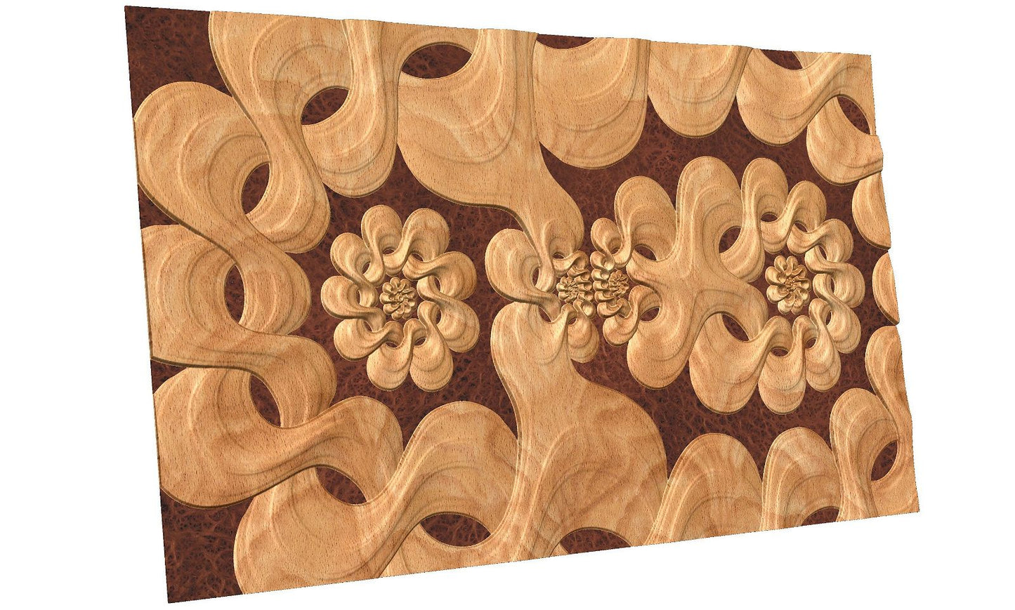 CNC 3d model twisted braid FLD2022.4.28_22.35.8 - Bonitum CNC Model Studio