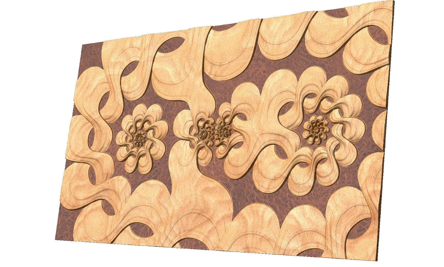 CNC 3d model twisted braid FLD2022.4.28_22.35.8 - Bonitum CNC Model Studio