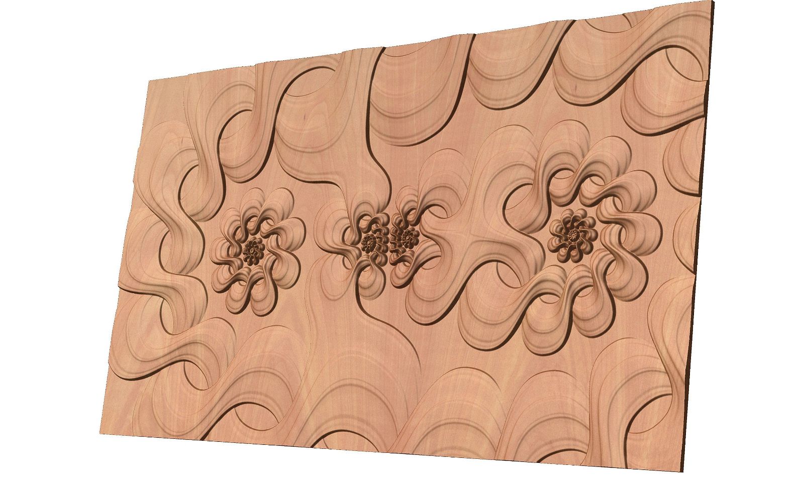 CNC 3d model twisted braid FLD2022.4.28_22.35.8 - Bonitum CNC Model Studio