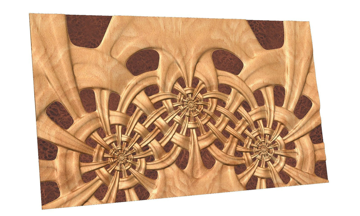 CNC 3d model twisted braid FLD2022.5.3_12.6.7 - Bonitum CNC Model Studio