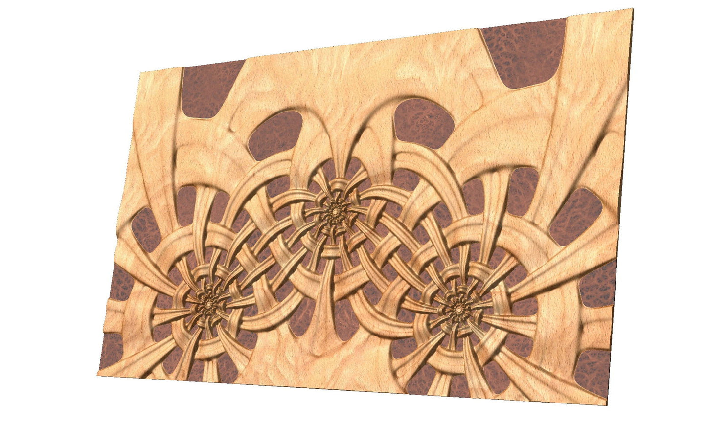 CNC 3d model twisted braid FLD2022.5.3_12.6.7 - Bonitum CNC Model Studio