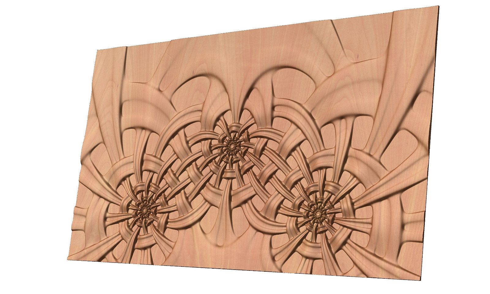 CNC 3d model twisted braid FLD2022.5.3_12.6.7 - Bonitum CNC Model Studio