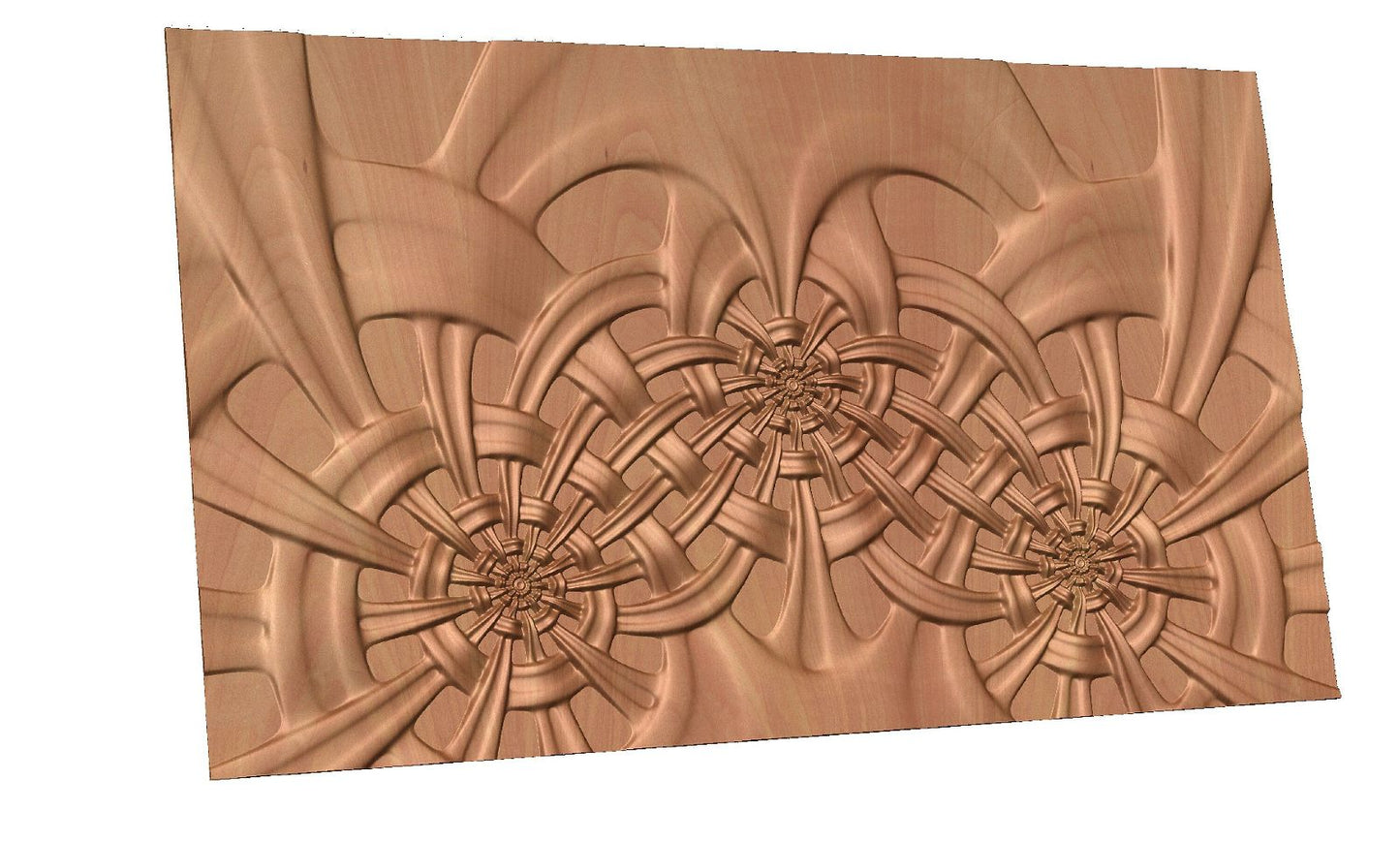 CNC 3d model twisted braid FLD2022.5.3_12.6.7 - Bonitum CNC Model Studio