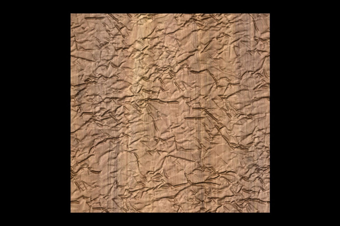 Crumpled Paper V3 Decorative abstract 3D relief sculpture model for CNC machining - Bonitum CNC Model Studio