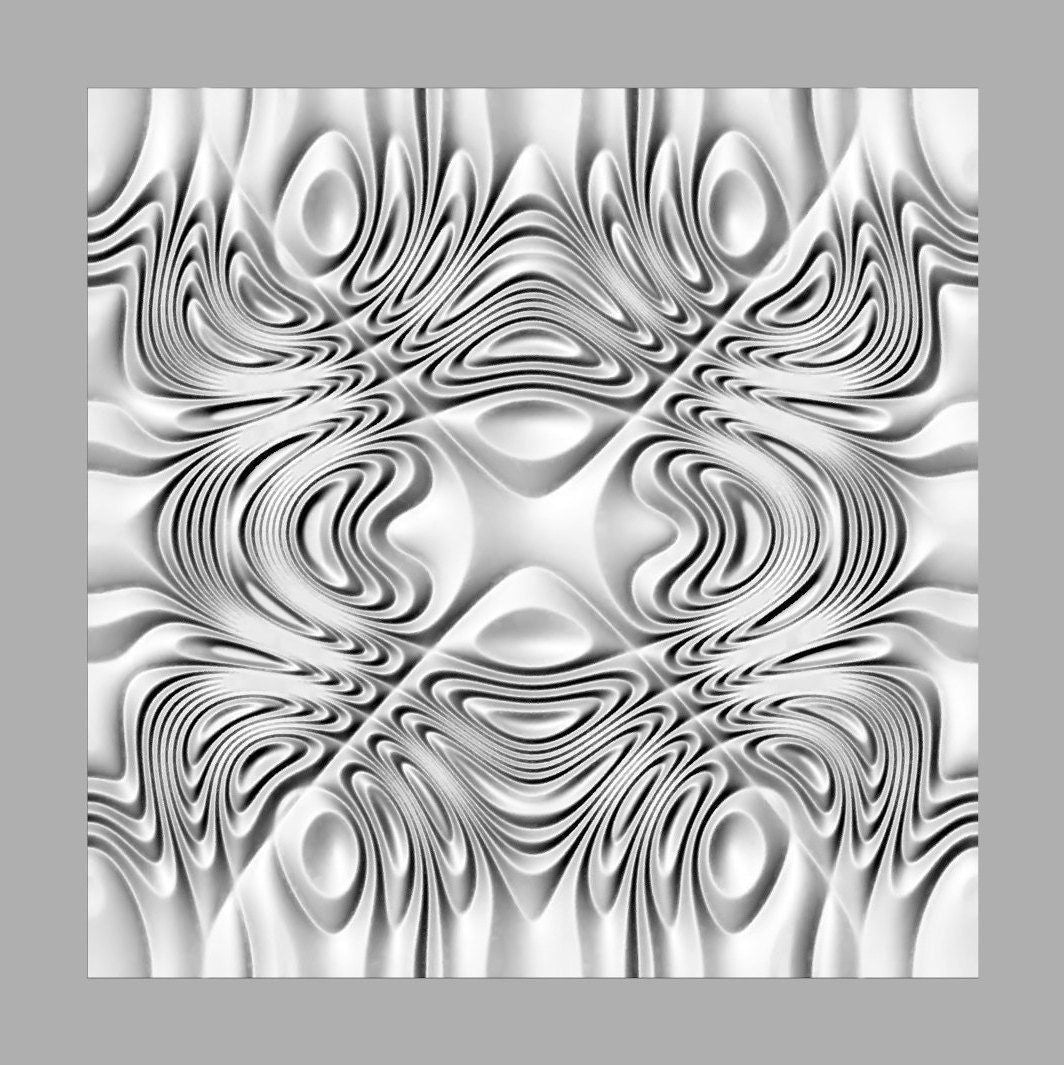 DEZ75 Tileable wall panel 3D model for CNC machining with software Vectric Aspire, Cut3D, ArtCAM - Bonitum CNC Model Studio