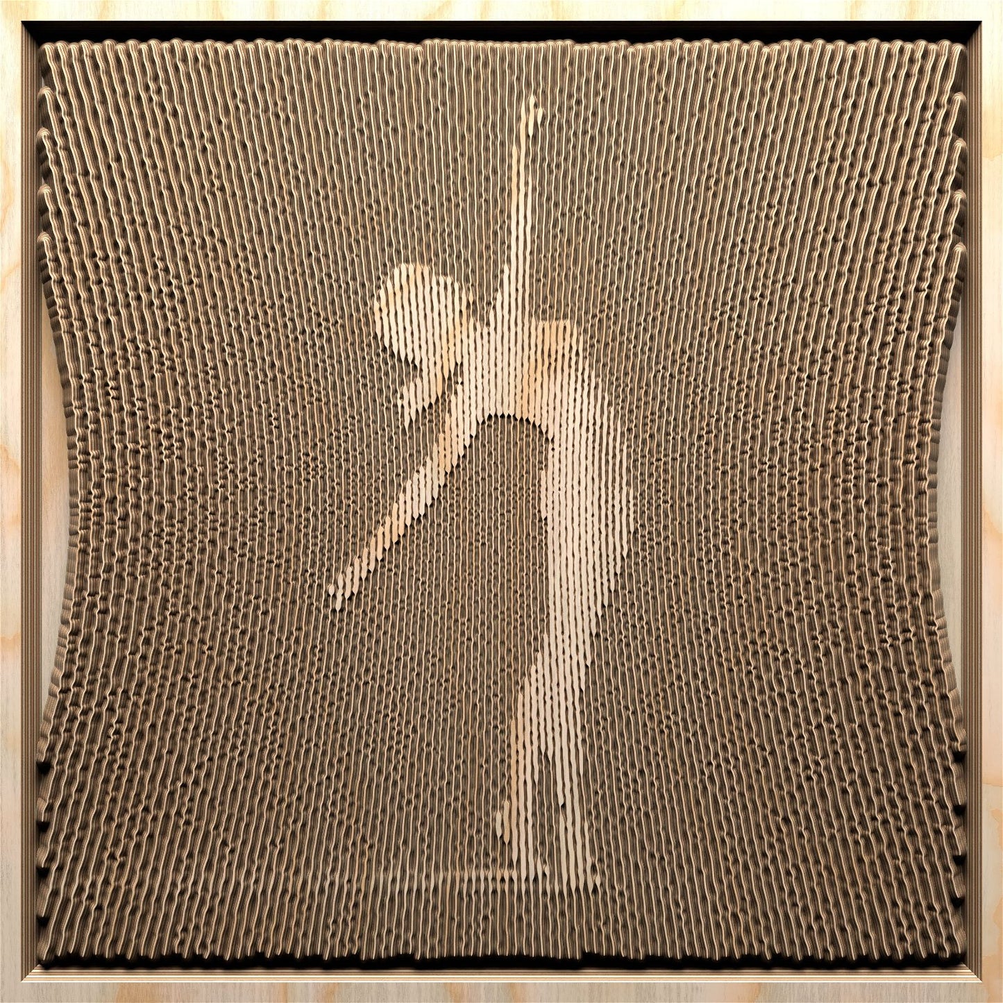 Dancing Women Poses 1 file for V- bit carving - Bonitum CNC Model Studio