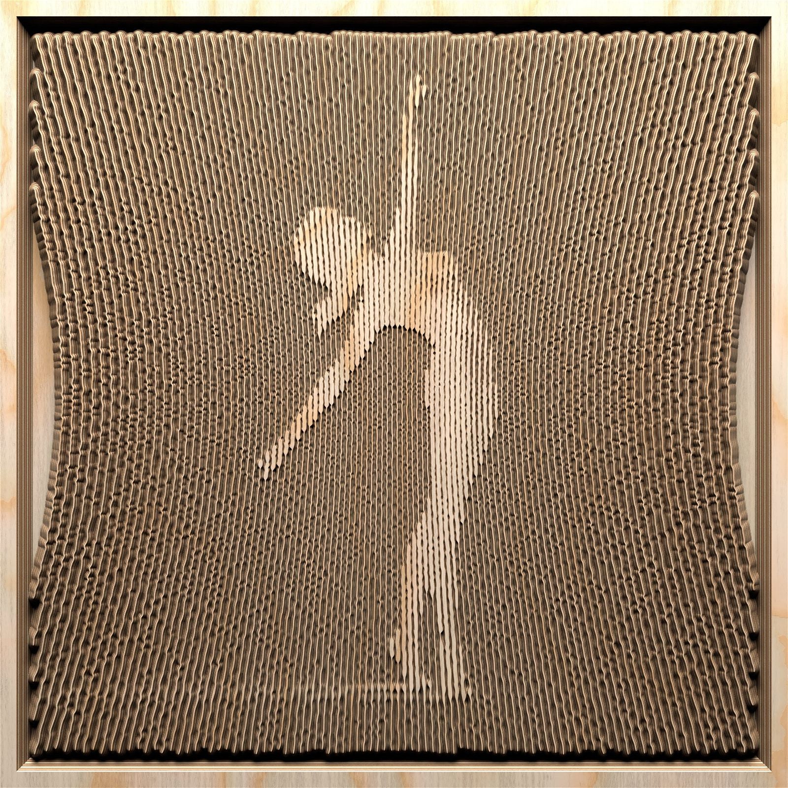 Dancing Women Poses 1 file for V- bit carving - Bonitum CNC Model Studio