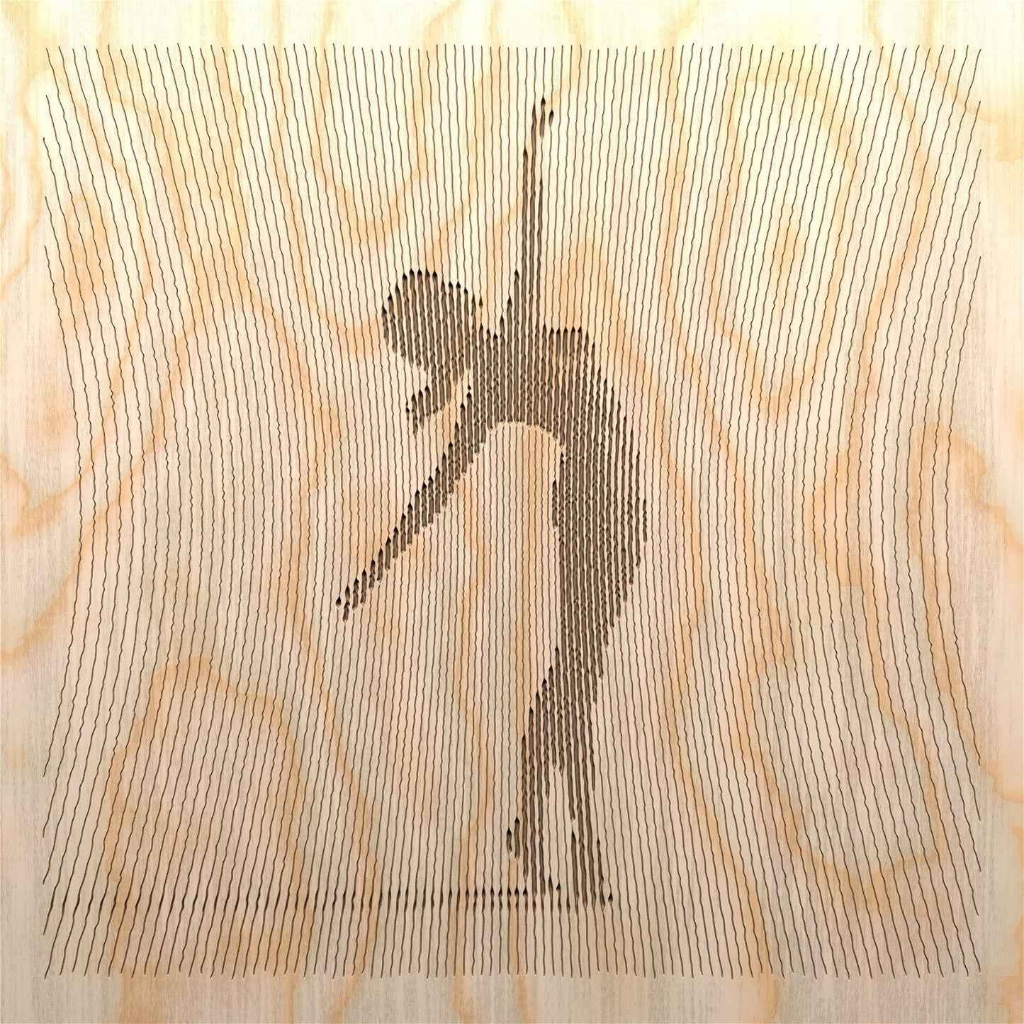 Dancing Women Poses 1 file for V- bit carving - Bonitum CNC Model Studio