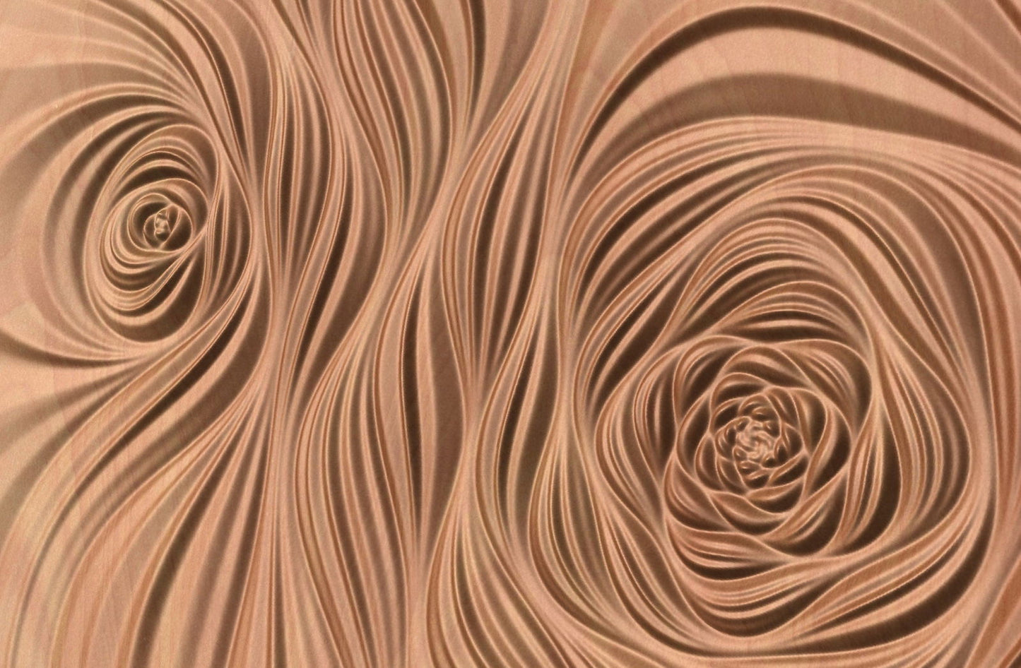 Decorative abstract 3D relief sculpture model FFF 18.56.41 for CNC machining - Bonitum CNC Model Studio