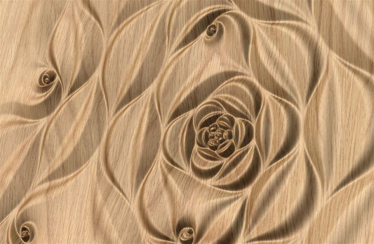 Decorative abstract 3D relief sculpture model FFF 19.19.43 for CNC machining - Bonitum CNC Model Studio