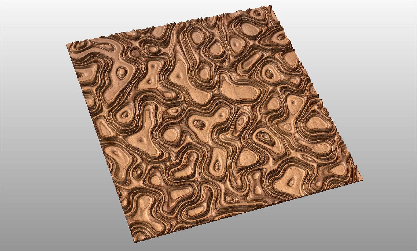 DiSIM15 molten lava 3d texture pattern - Bonitum CNC Model Studio