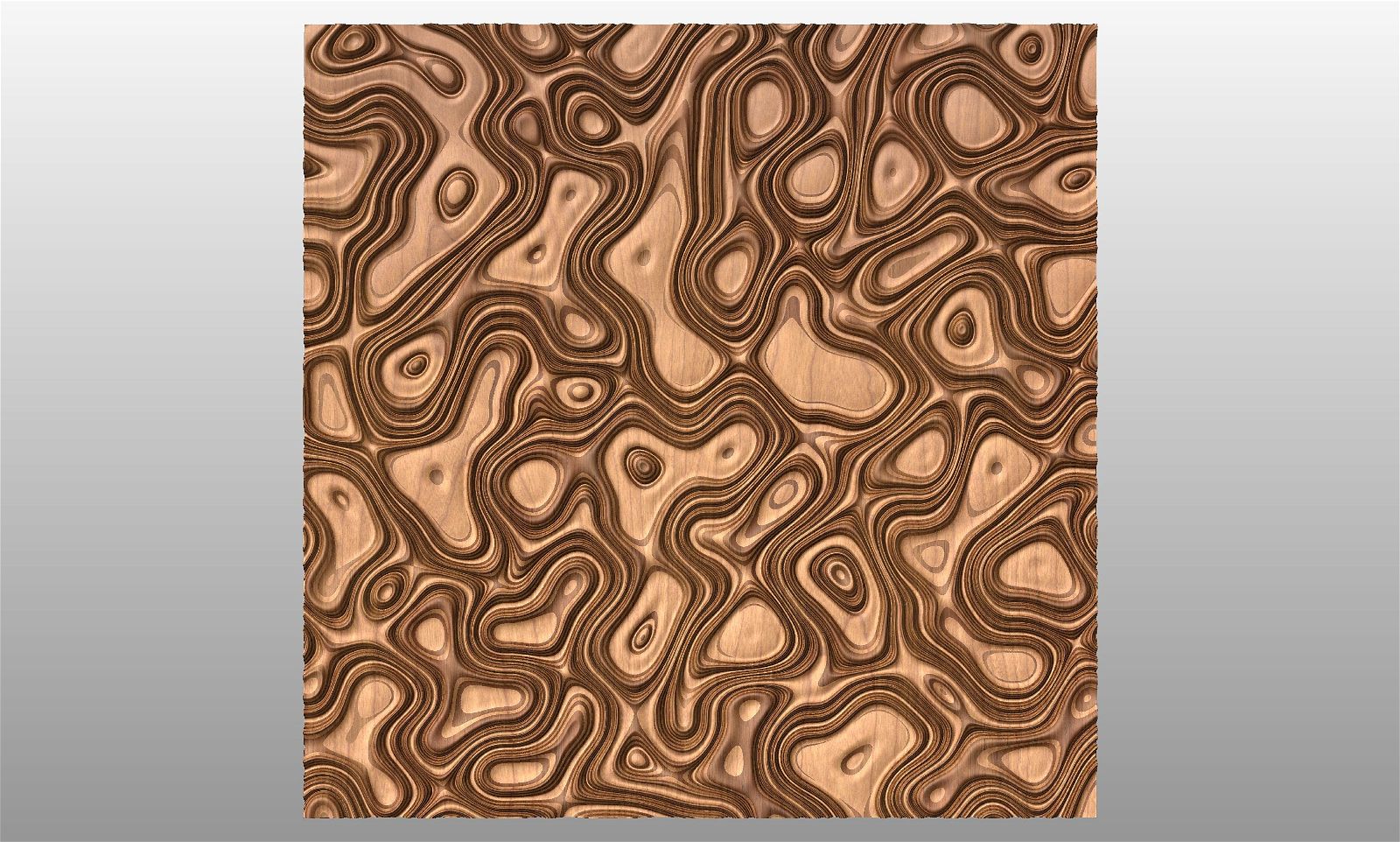 DiSIM15 molten lava 3d texture pattern - Bonitum CNC Model Studio