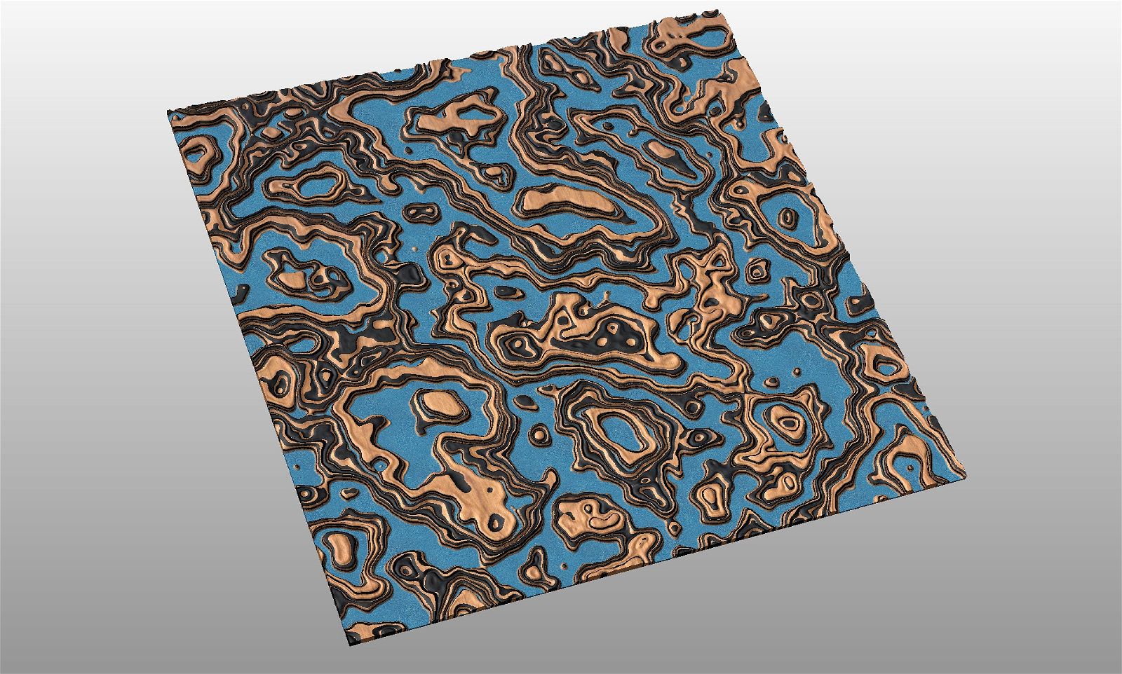 DiSIM3 molten lava 3d texture pattern - Bonitum CNC Model Studio