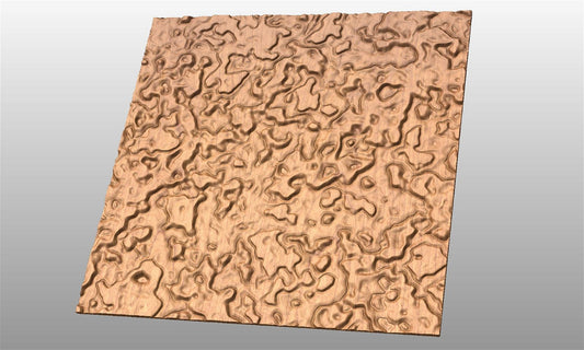 DiSIM8 molten lava 3d texture pattern - Bonitum CNC Model Studio