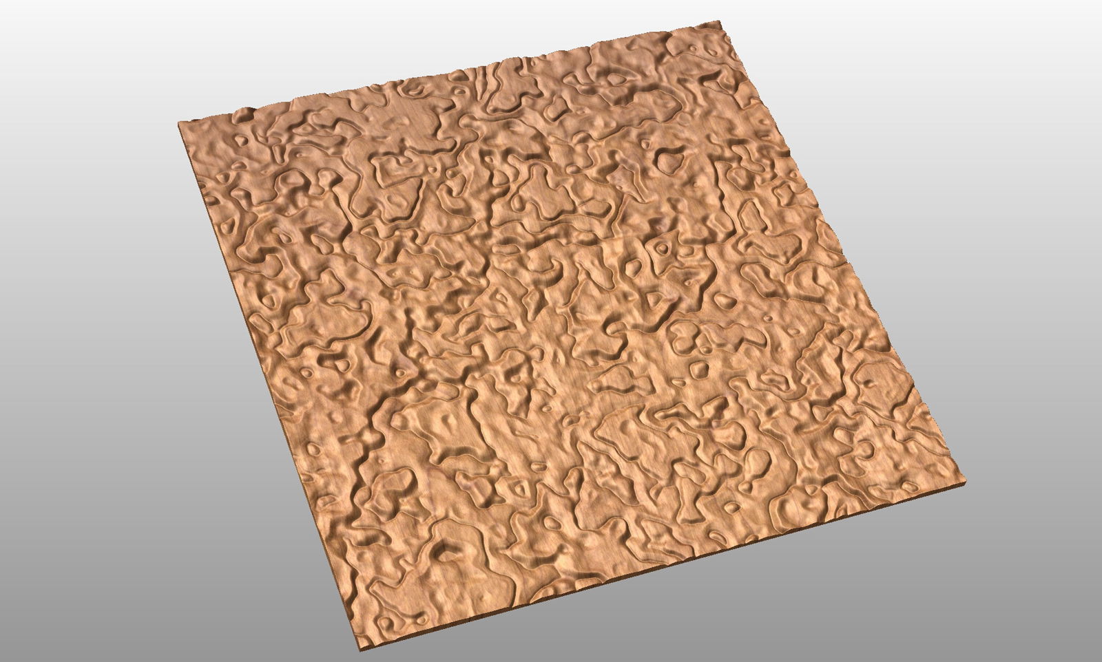 DiSIM8 molten lava 3d texture pattern - Bonitum CNC Model Studio