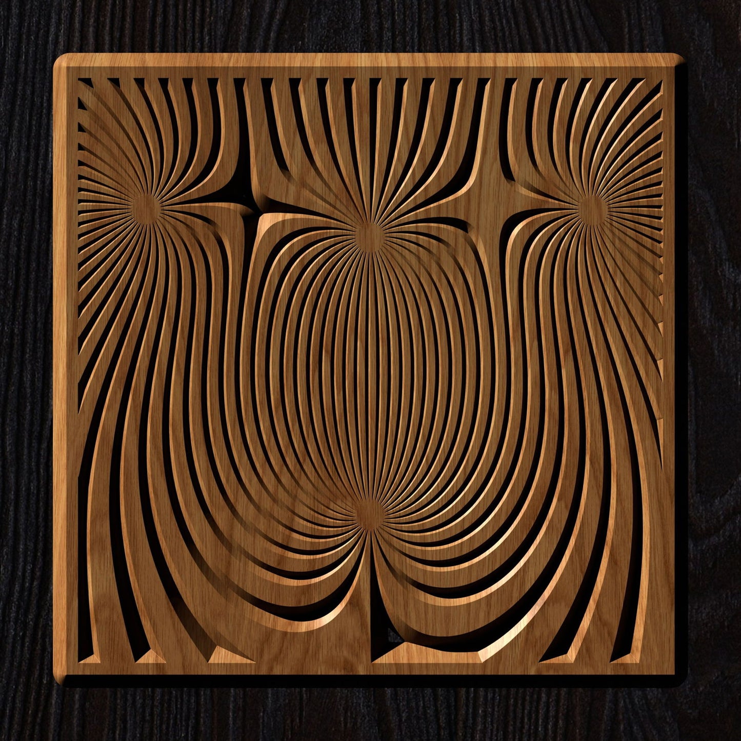 FLD19-02 Vector file for V-carving - Bonitum CNC Model Studio