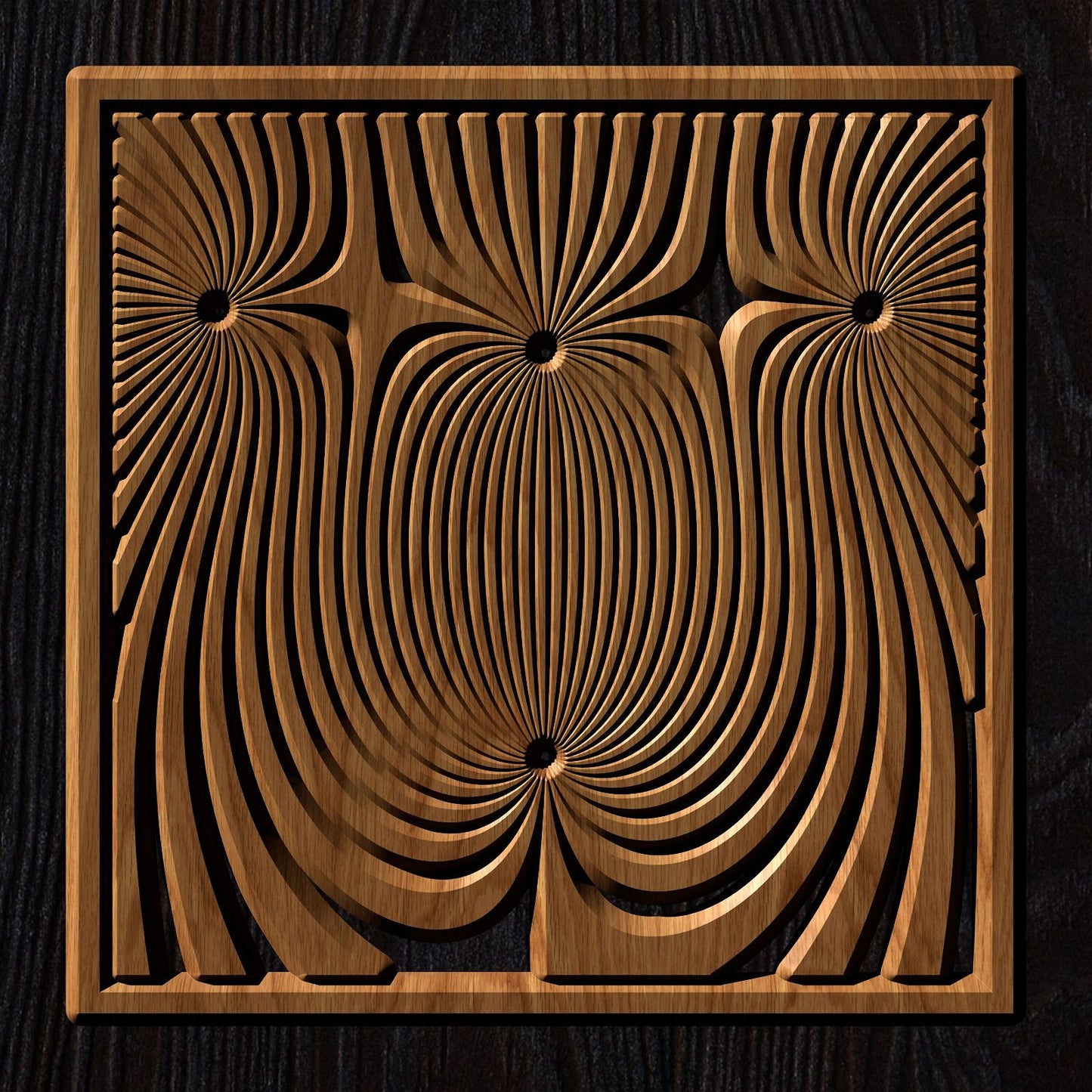 FLD19-02 Vector file for V-carving - Bonitum CNC Model Studio