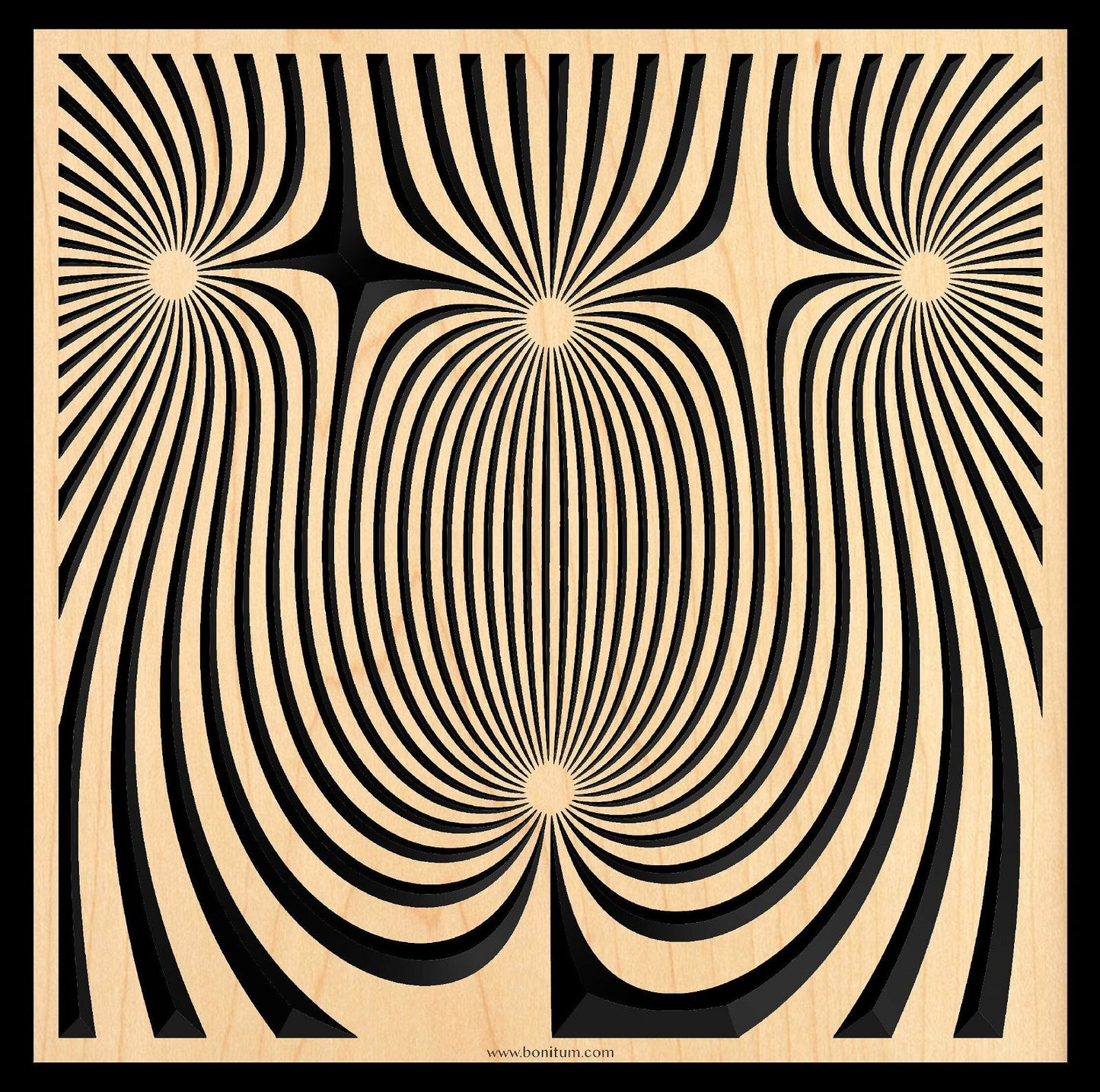 FLD19-02 Vector file for V-carving - Bonitum CNC Model Studio