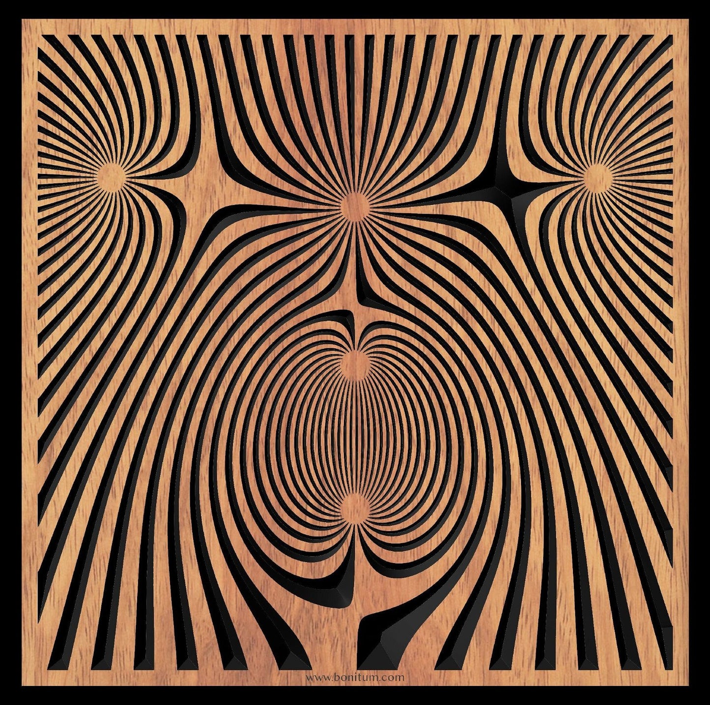 FLD19-03 Vector file for V-carving - Bonitum CNC Model Studio