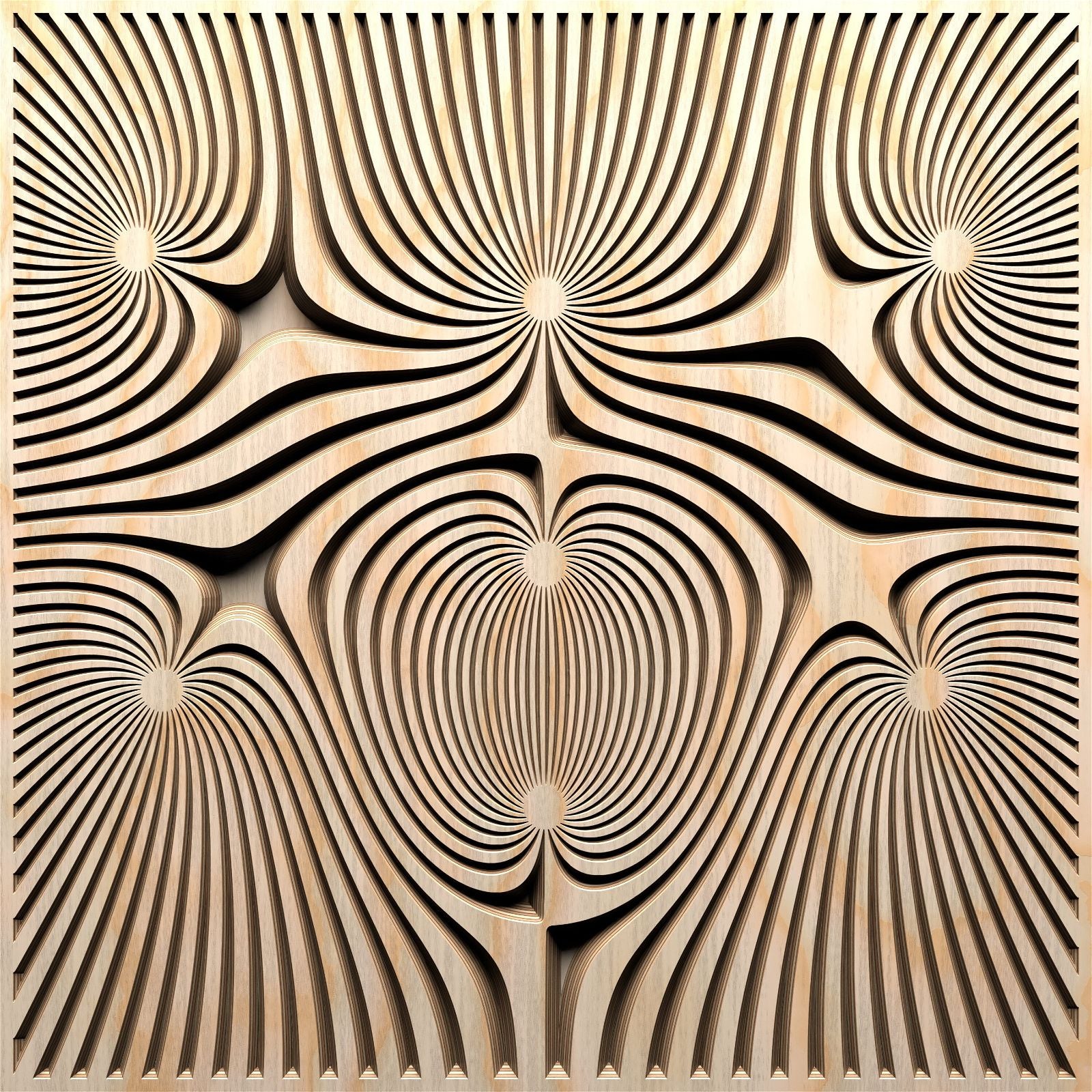 FLD19-04 Vector file for V-carving - Bonitum CNC Model Studio