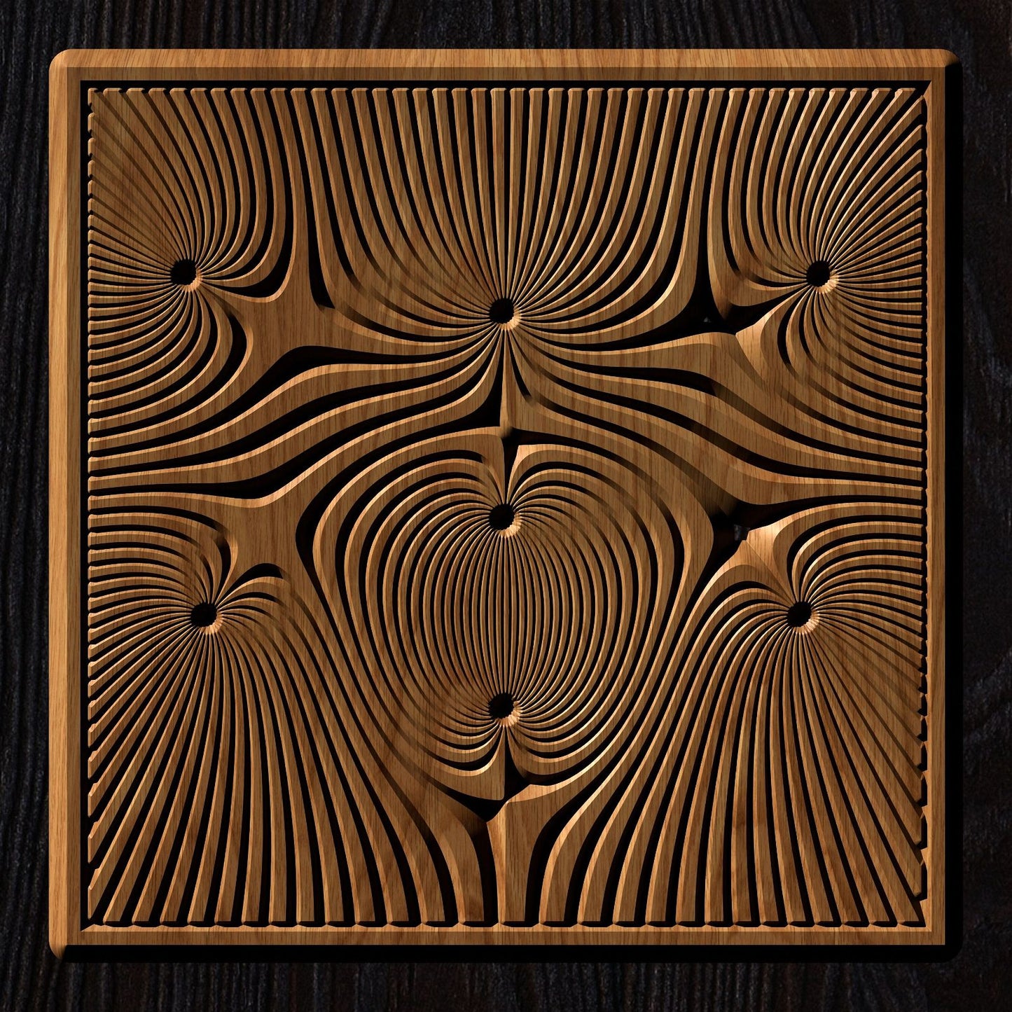 FLD19-04 Vector file for V-carving - Bonitum CNC Model Studio