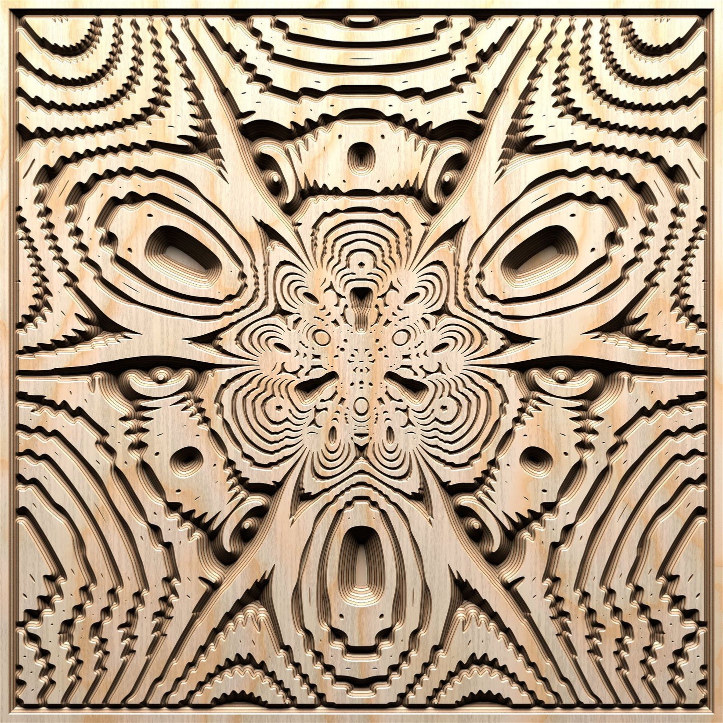 FLD66 Vector file for V-carving - Bonitum CNC Model Studio