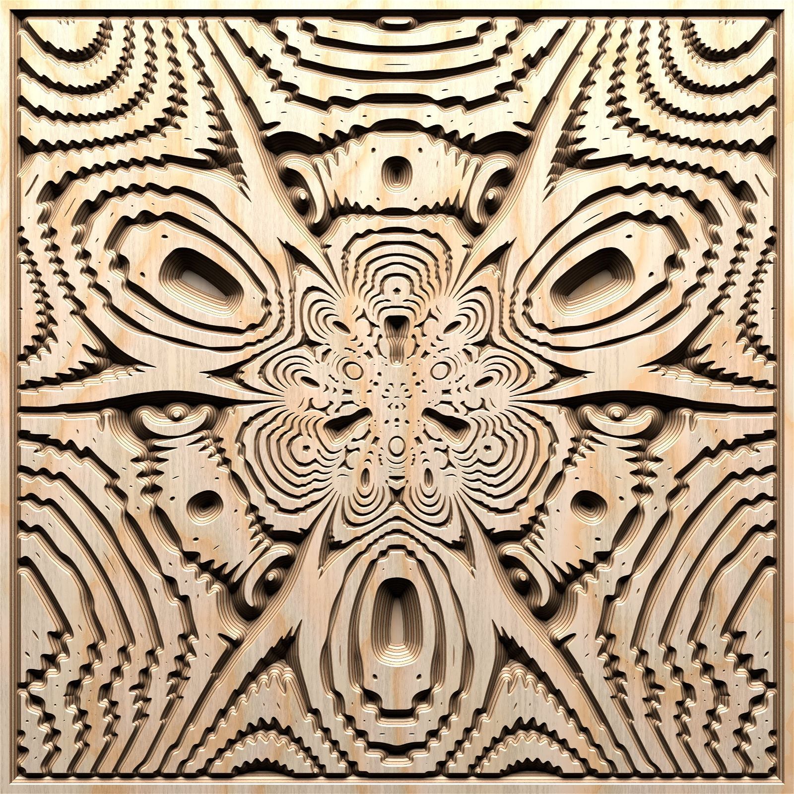 FLD66 Vector file for V-carving - Bonitum CNC Model Studio