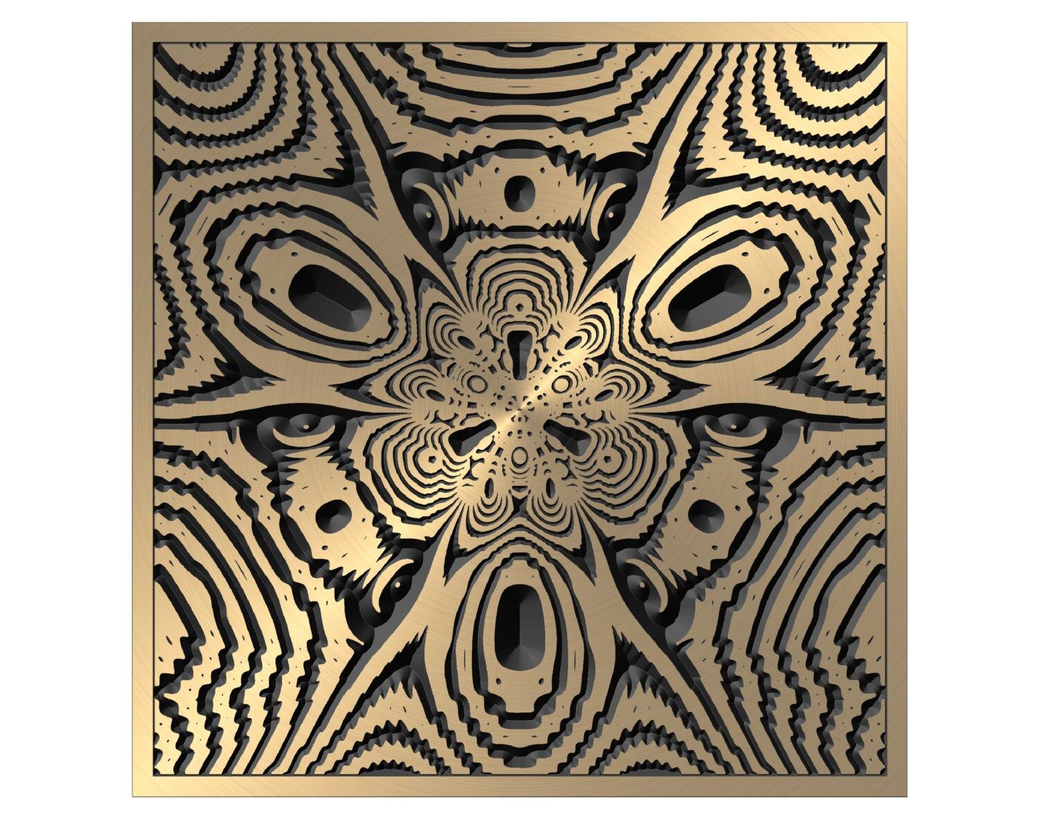 FLD66 Vector file for V-carving - Bonitum CNC Model Studio