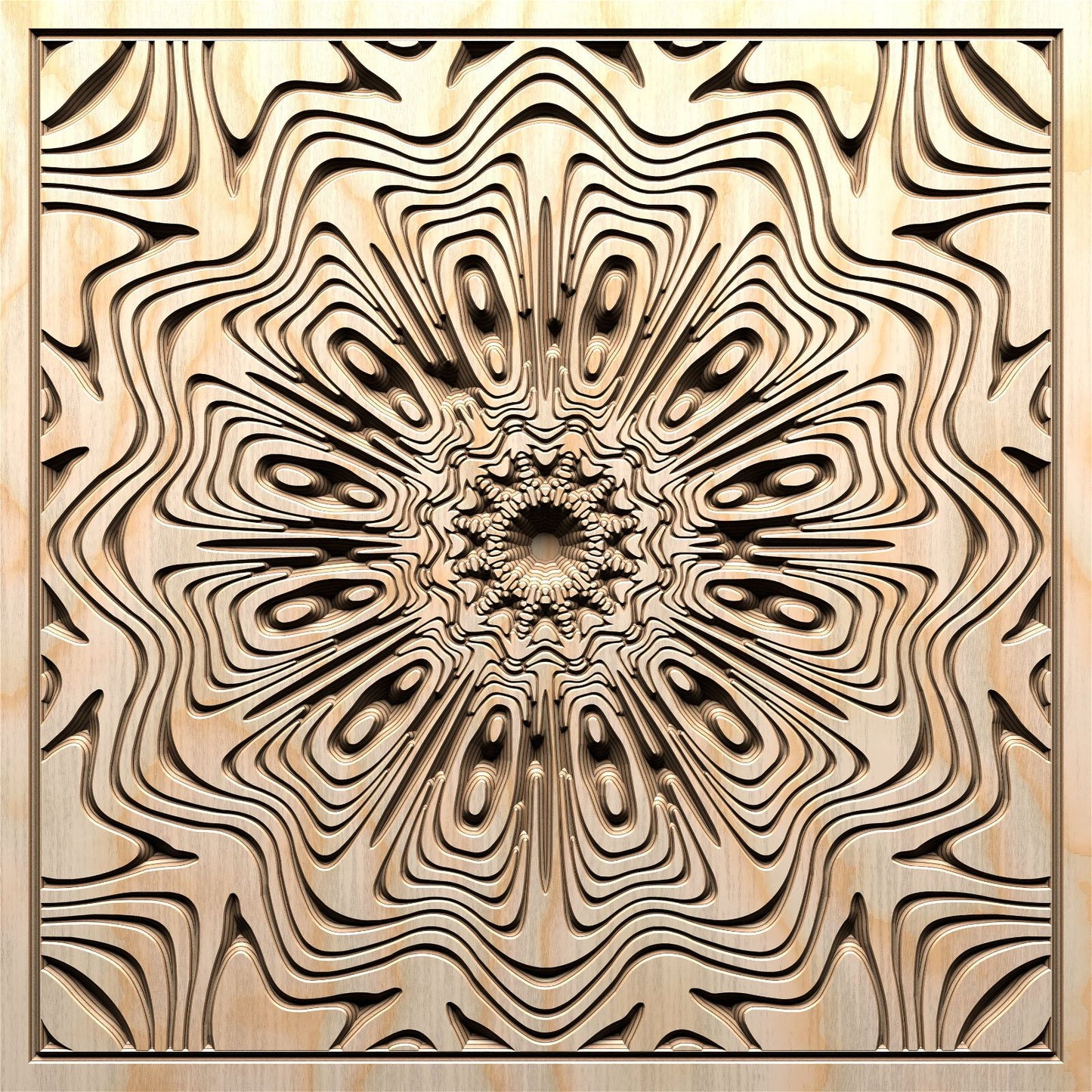 FLD79 Vector file for V-carving - Bonitum CNC Model Studio