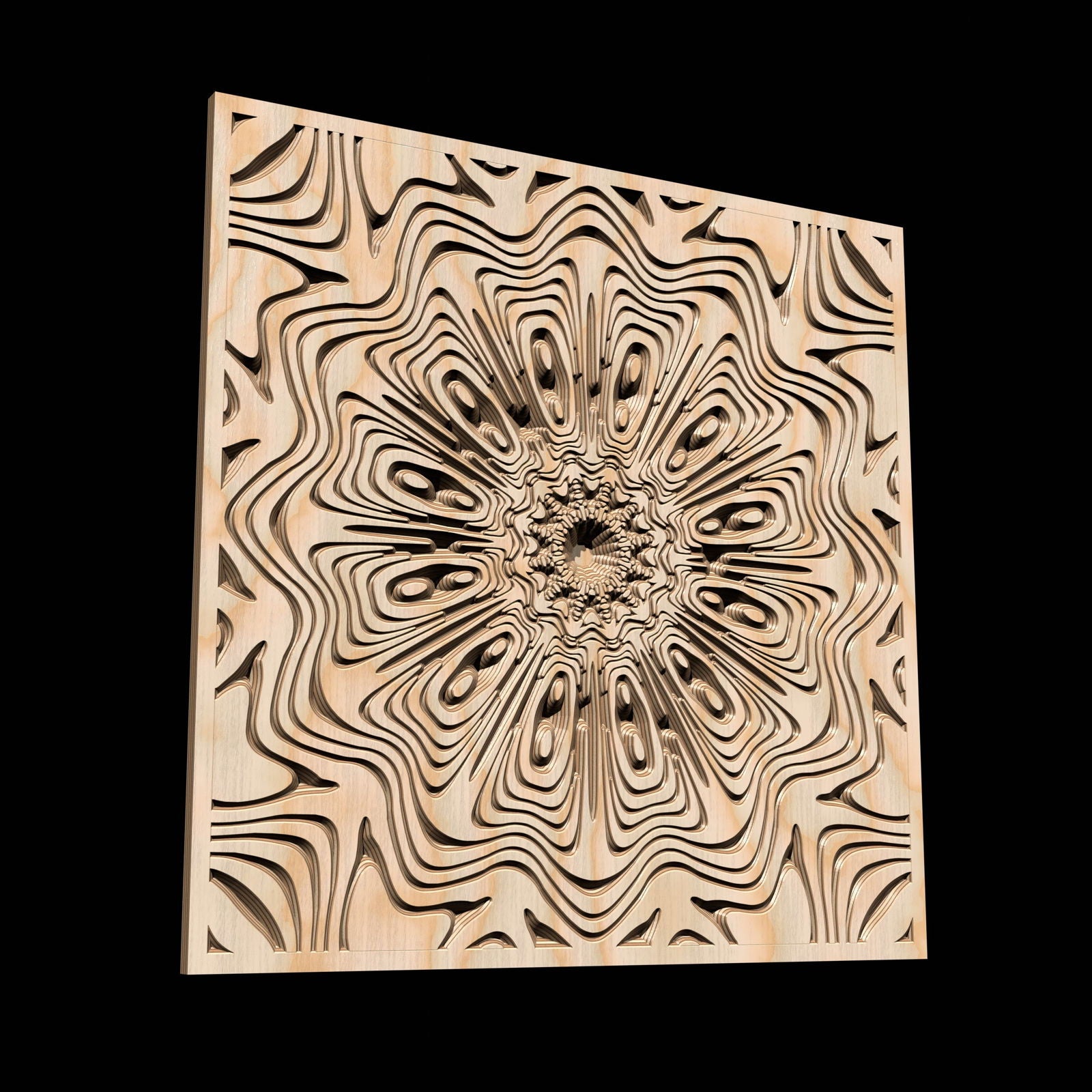 FLD79 Vector file for V-carving - Bonitum CNC Model Studio