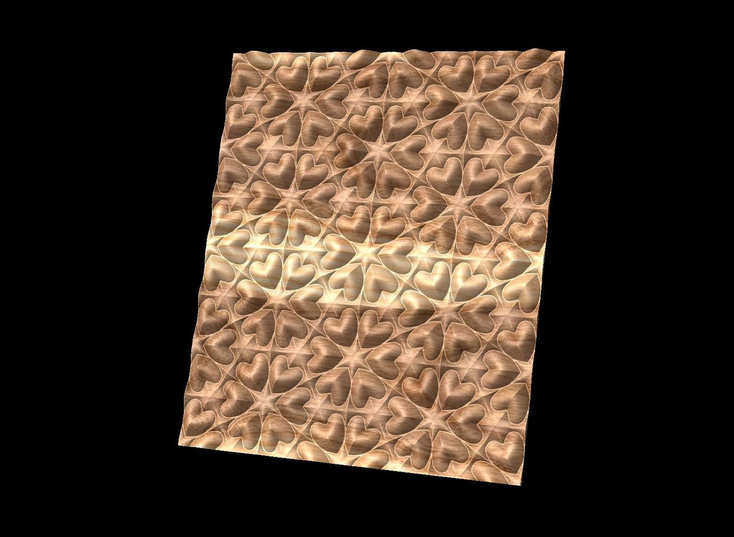 FLD8210T 3D relief repeated pattern - Bonitum CNC Model Studio