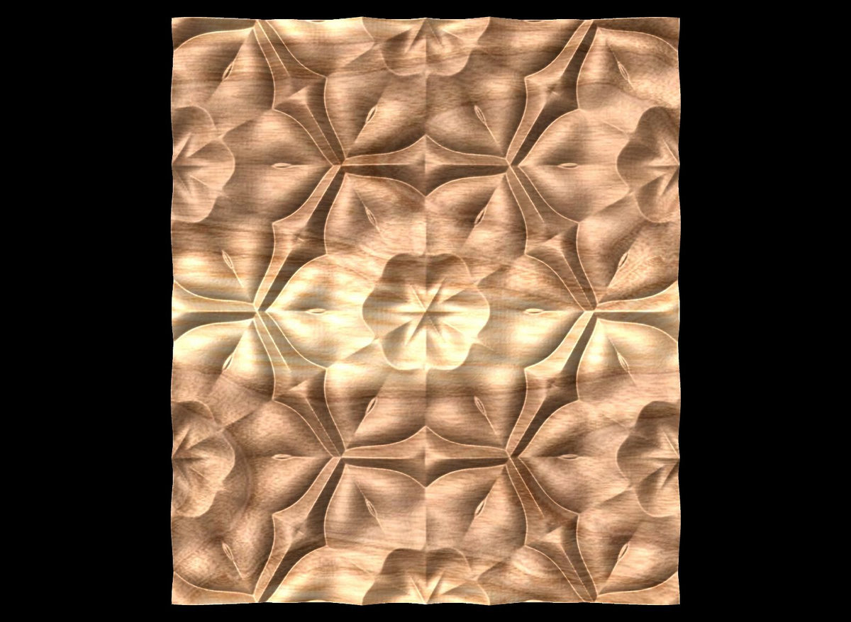Fld Pattern FLD8222T 3D relief repeated pattern for CNC – Bonitum CNC Model Studio