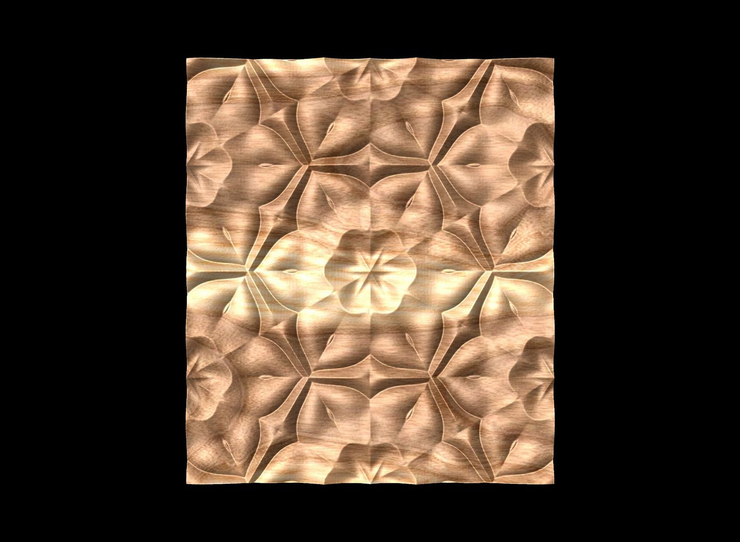 FLD8222T 3D relief repeated pattern - Bonitum CNC Model Studio