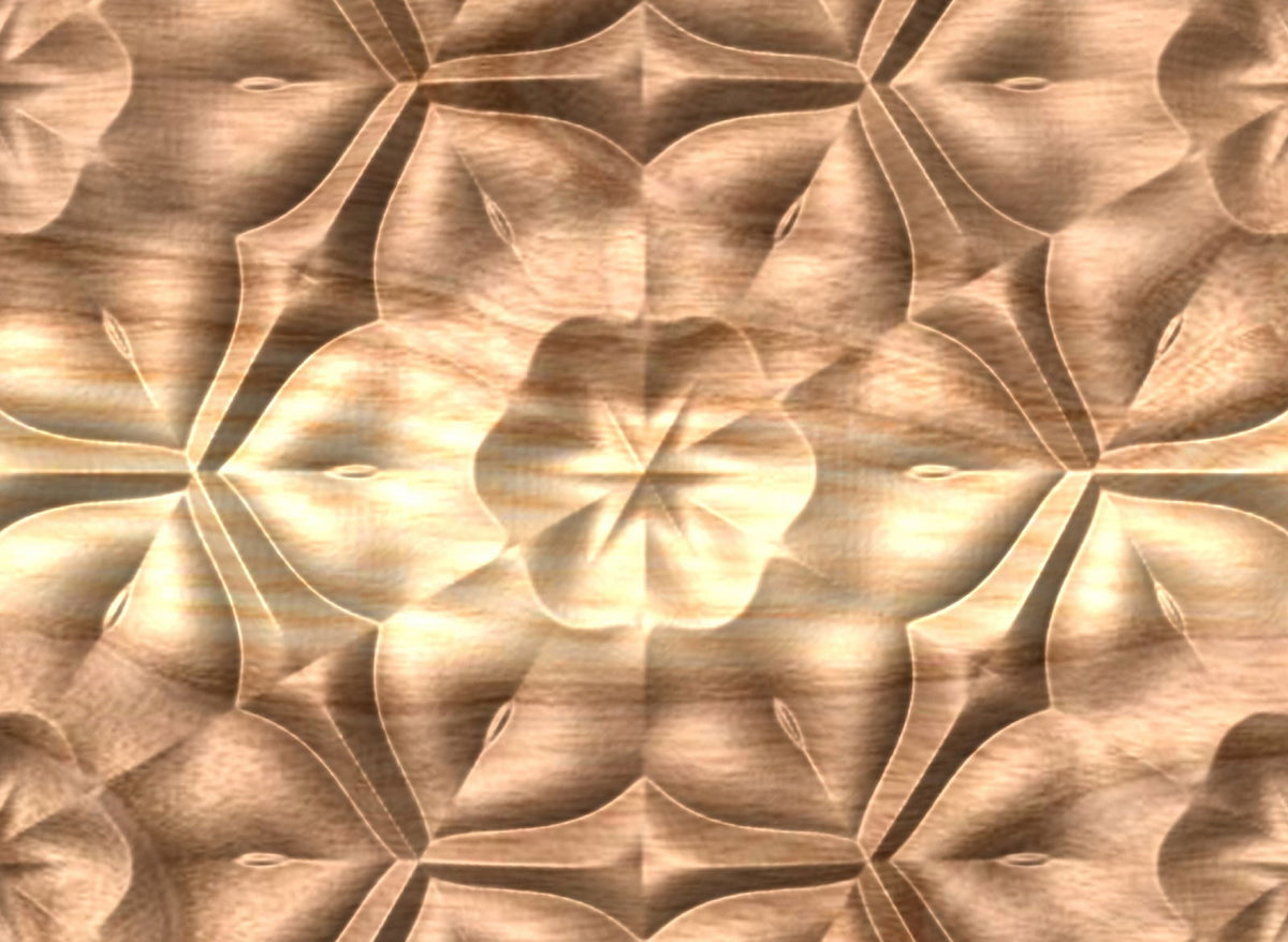 Fld Pattern FLD8222T 3D relief repeated pattern for CNC – Bonitum CNC Model Studio