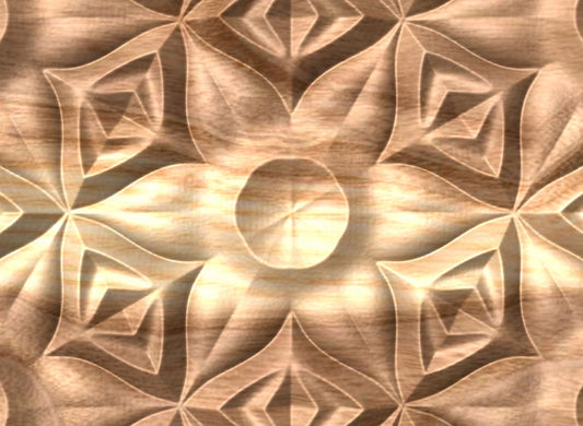 FLD8223T 3D relief repeated pattern - Bonitum CNC Model Studio