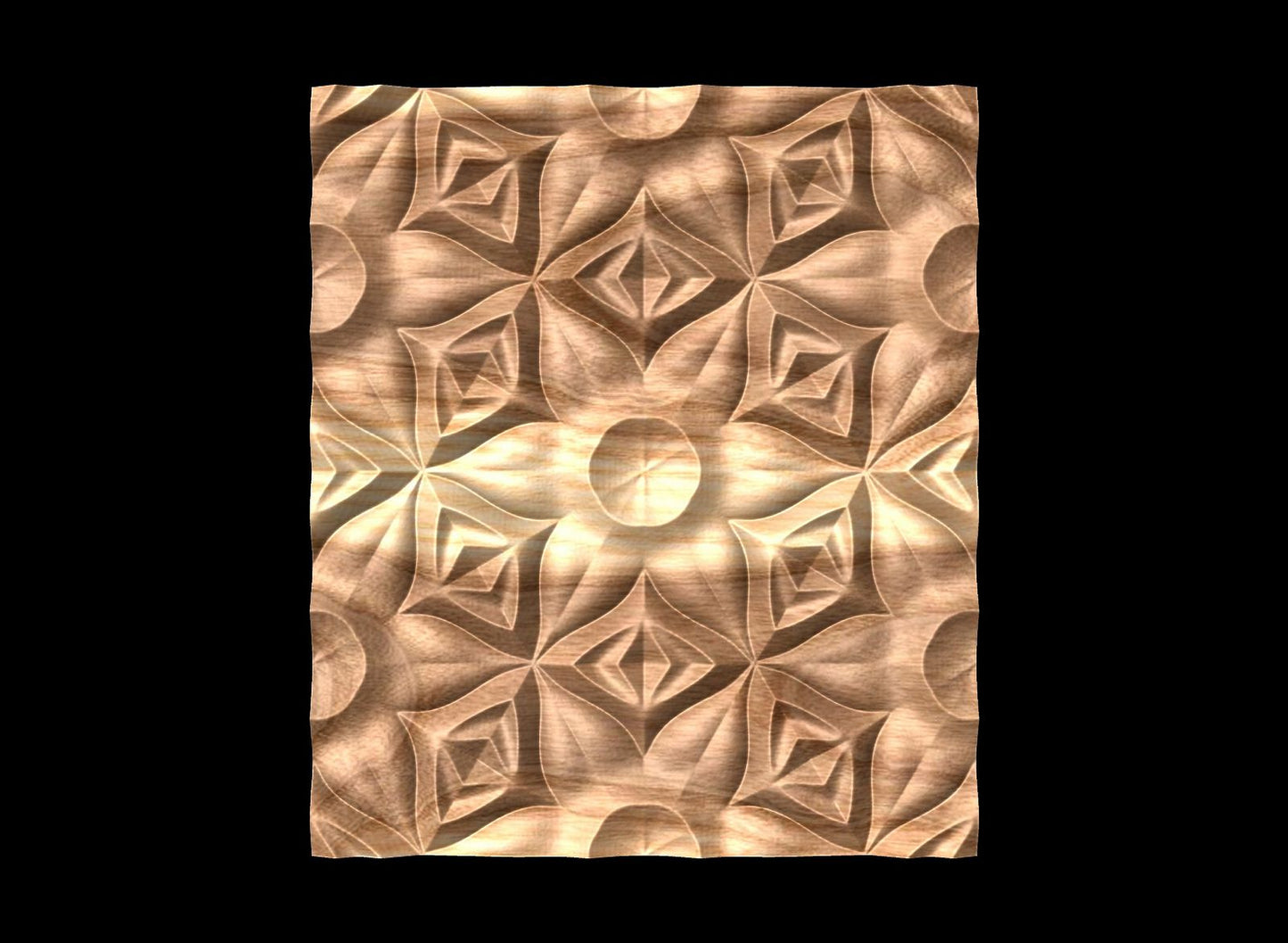 FLD8223T 3D relief repeated pattern - Bonitum CNC Model Studio