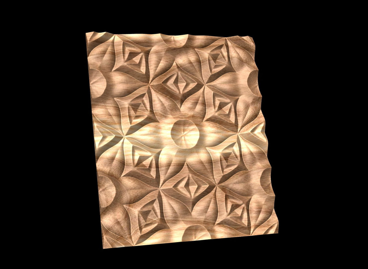 FLD8223T 3D relief repeated pattern - Bonitum CNC Model Studio