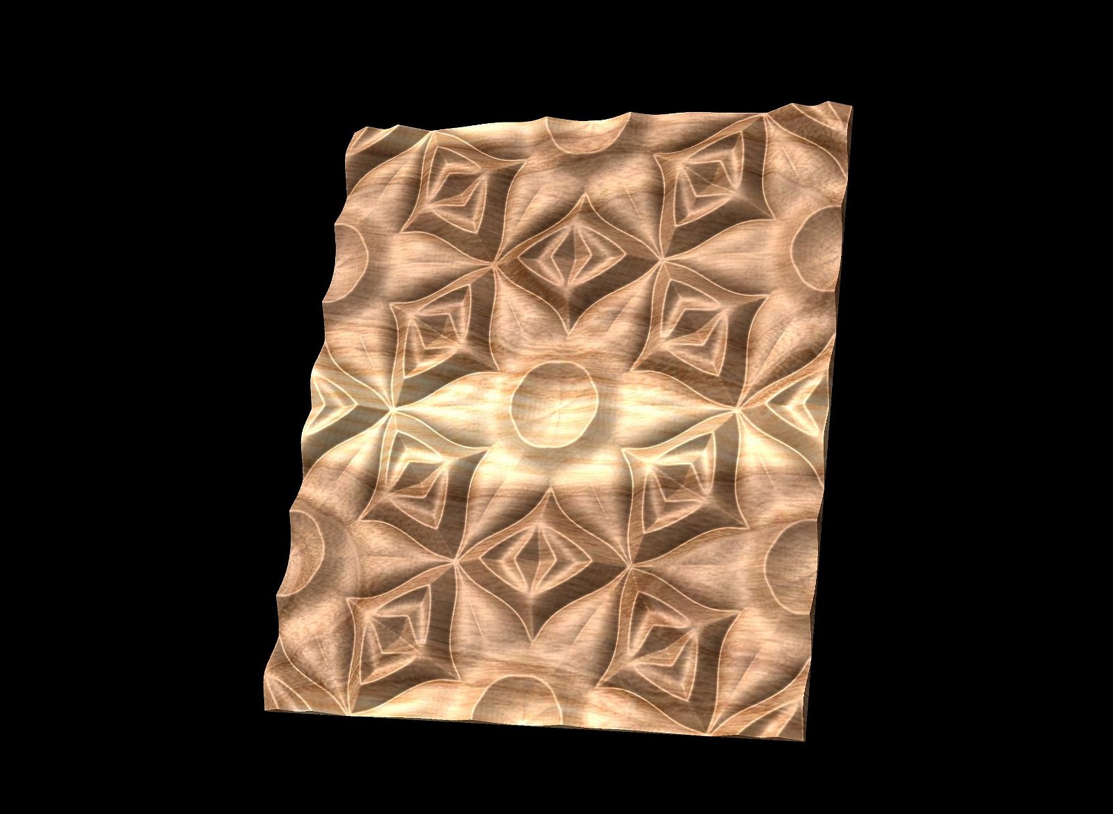 FLD8223T 3D relief repeated pattern - Bonitum CNC Model Studio