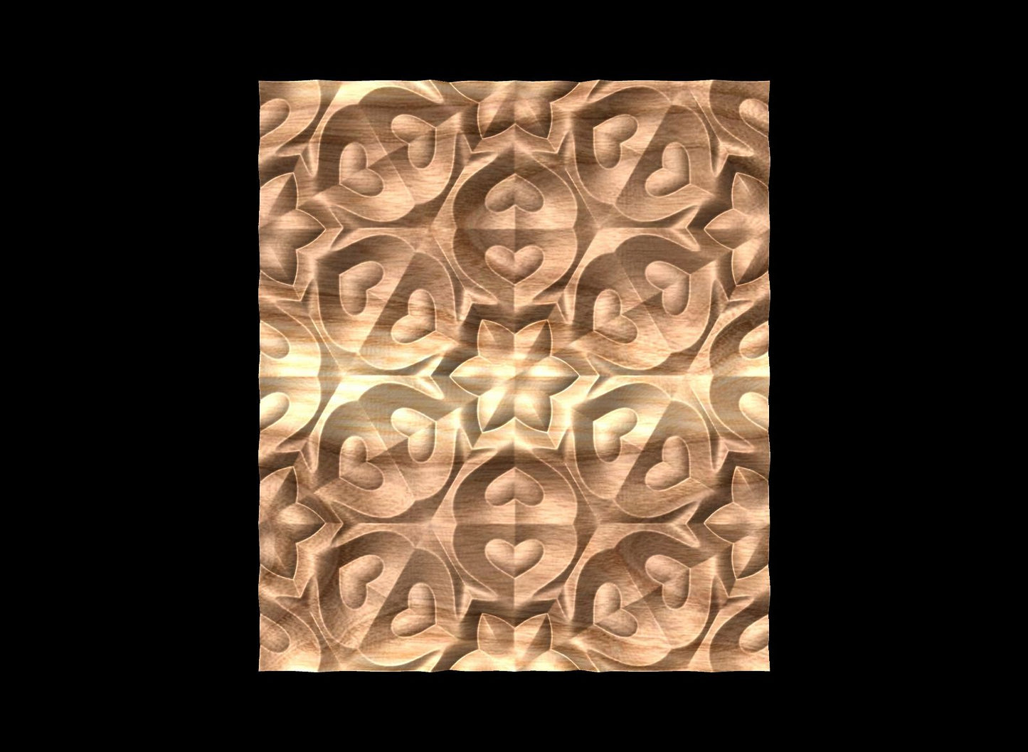 FLD8224T 3D relief repeated pattern - Bonitum CNC Model Studio