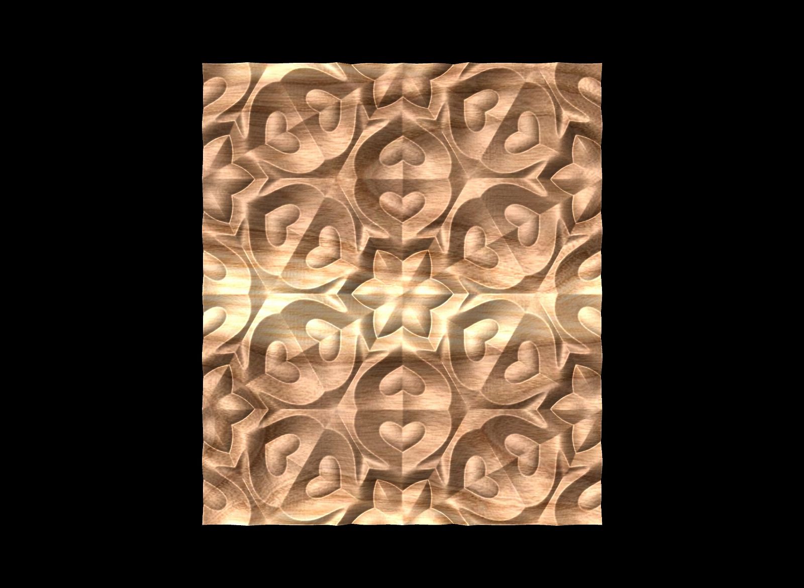 FLD8224T 3D relief repeated pattern - Bonitum CNC Model Studio