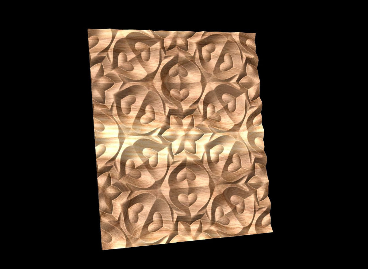 Fld Pattern FLD8224T 3D relief repeated pattern for CNC router – Bonitum CNC Model ...