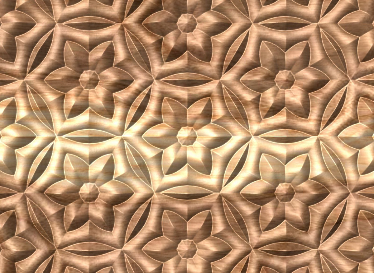 Fld Pattern FLD825T 3D relief repeated pattern for CNC router – Bonitum CNC Model ...