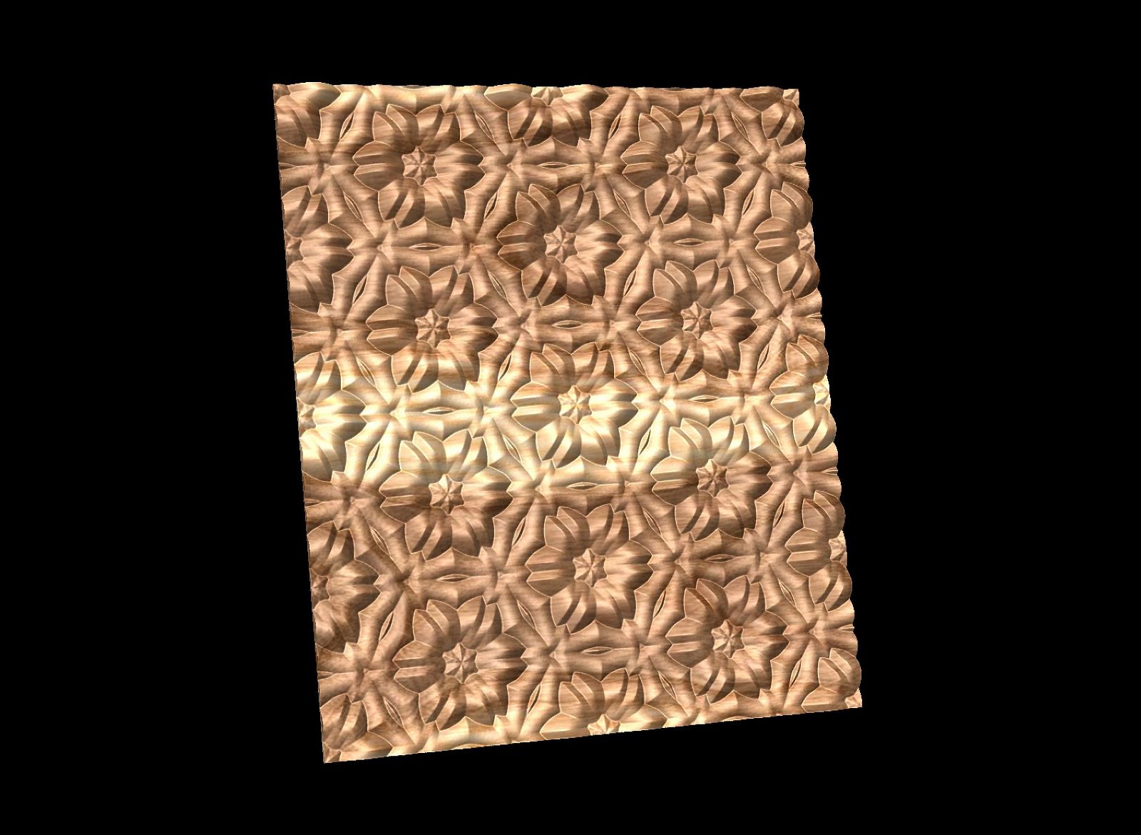 FLD826T 3D relief repeated pattern - Bonitum CNC Model Studio