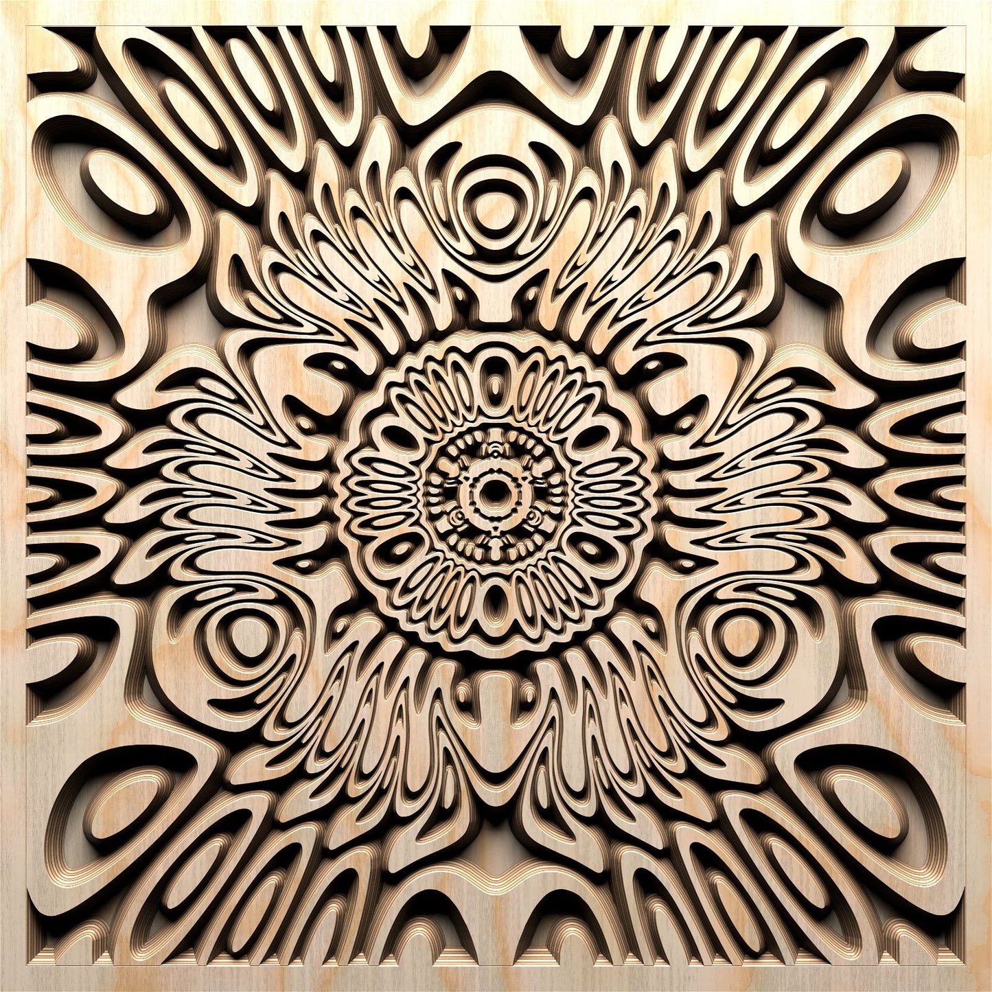 FLD84 Vector file for V-carving - Bonitum CNC Model Studio