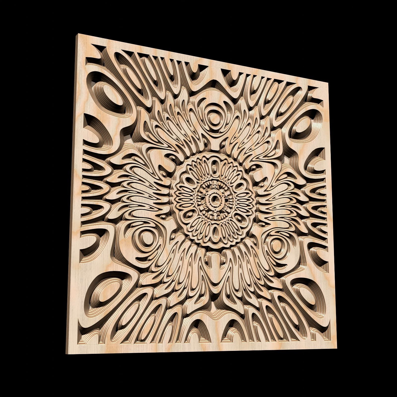 FLD84 Vector file for V-carving - Bonitum CNC Model Studio