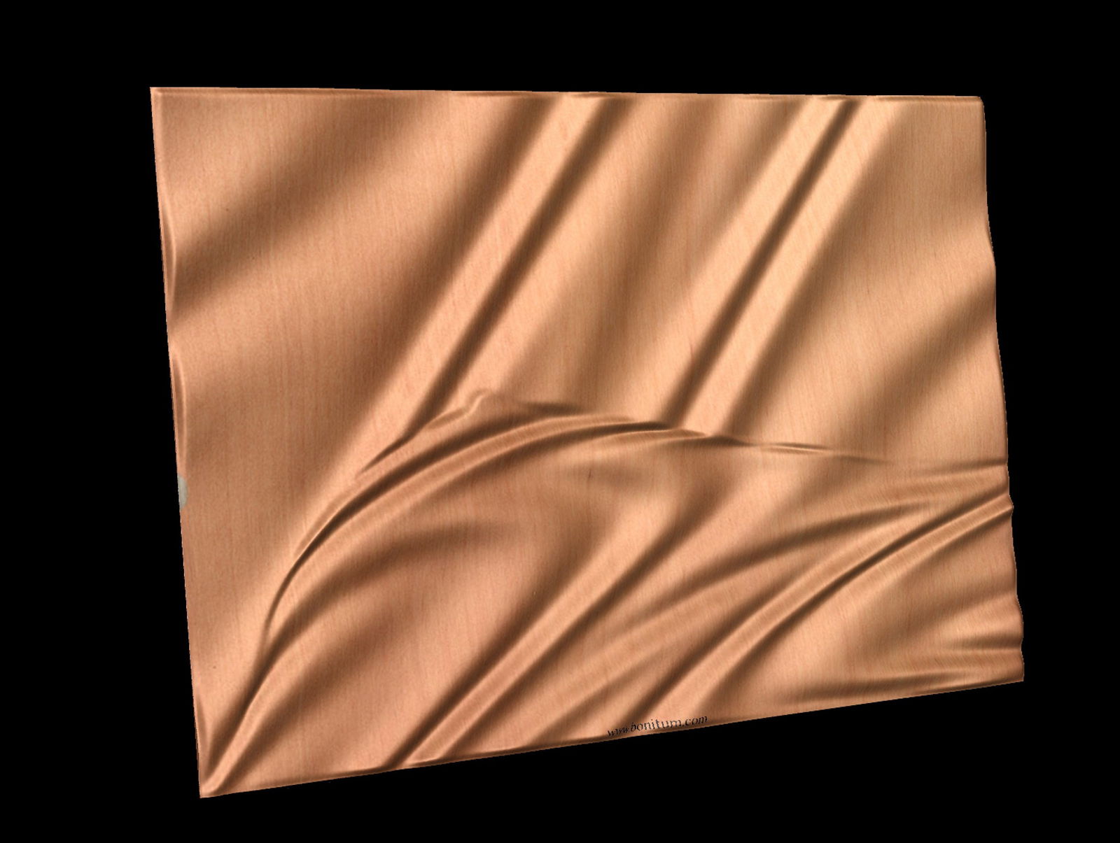 Feminine Dunes 0145 Decorative abstract 3D relief sculpture model for CNC machining - Bonitum CNC Model Studio