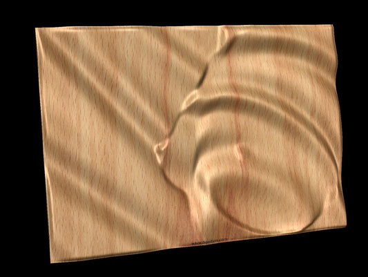 Feminine Dunes 0210 Decorative abstract 3D relief sculpture model for CNC machining - Bonitum CNC Model Studio
