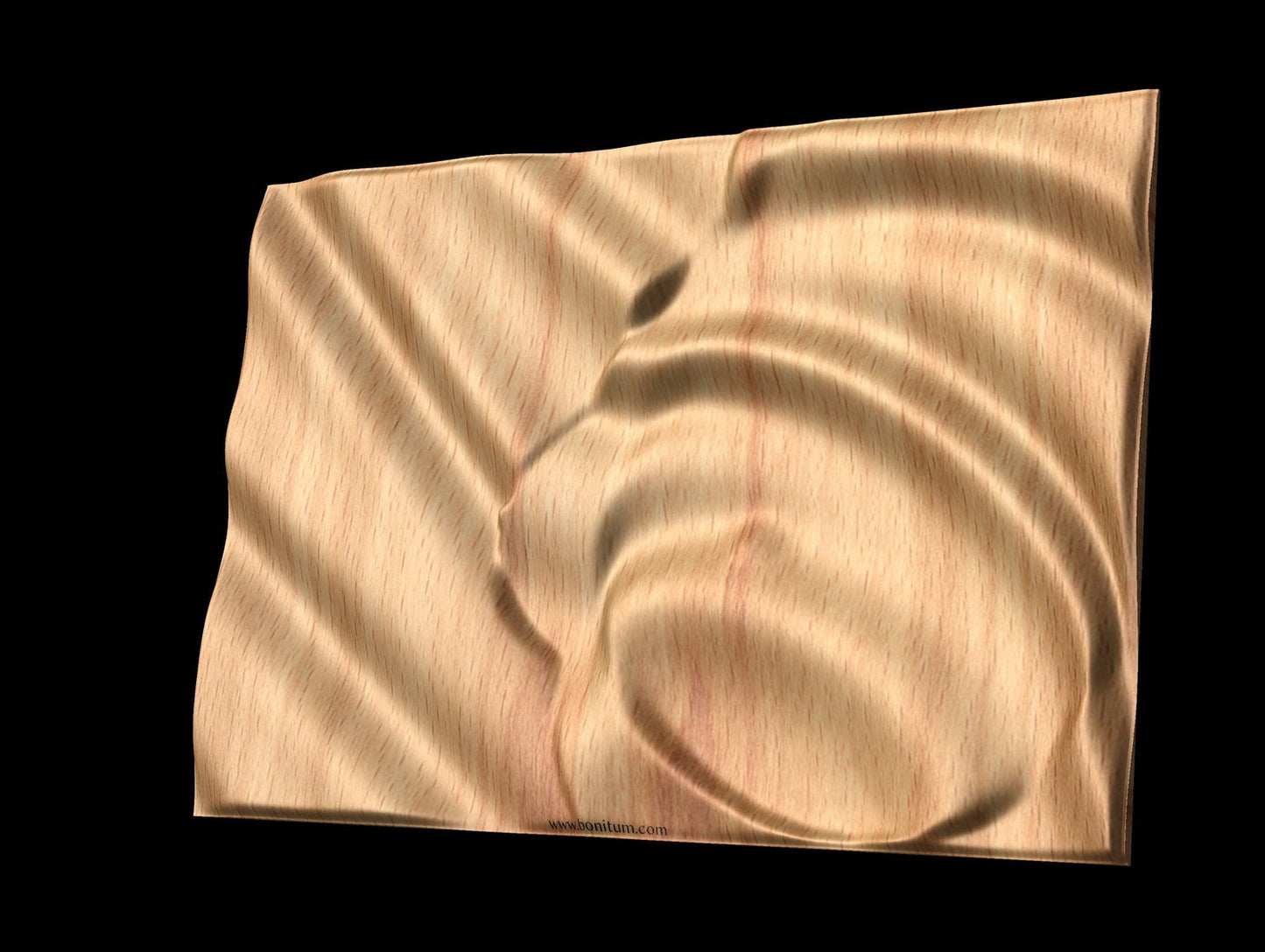 Feminine Dunes 0210 Decorative abstract 3D relief sculpture model for CNC machining - Bonitum CNC Model Studio