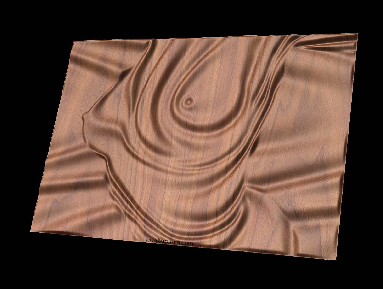 Feminine Dunes 2018 Decorative abstract 3D relief sculpture model for CNC machining - Bonitum CNC Model Studio