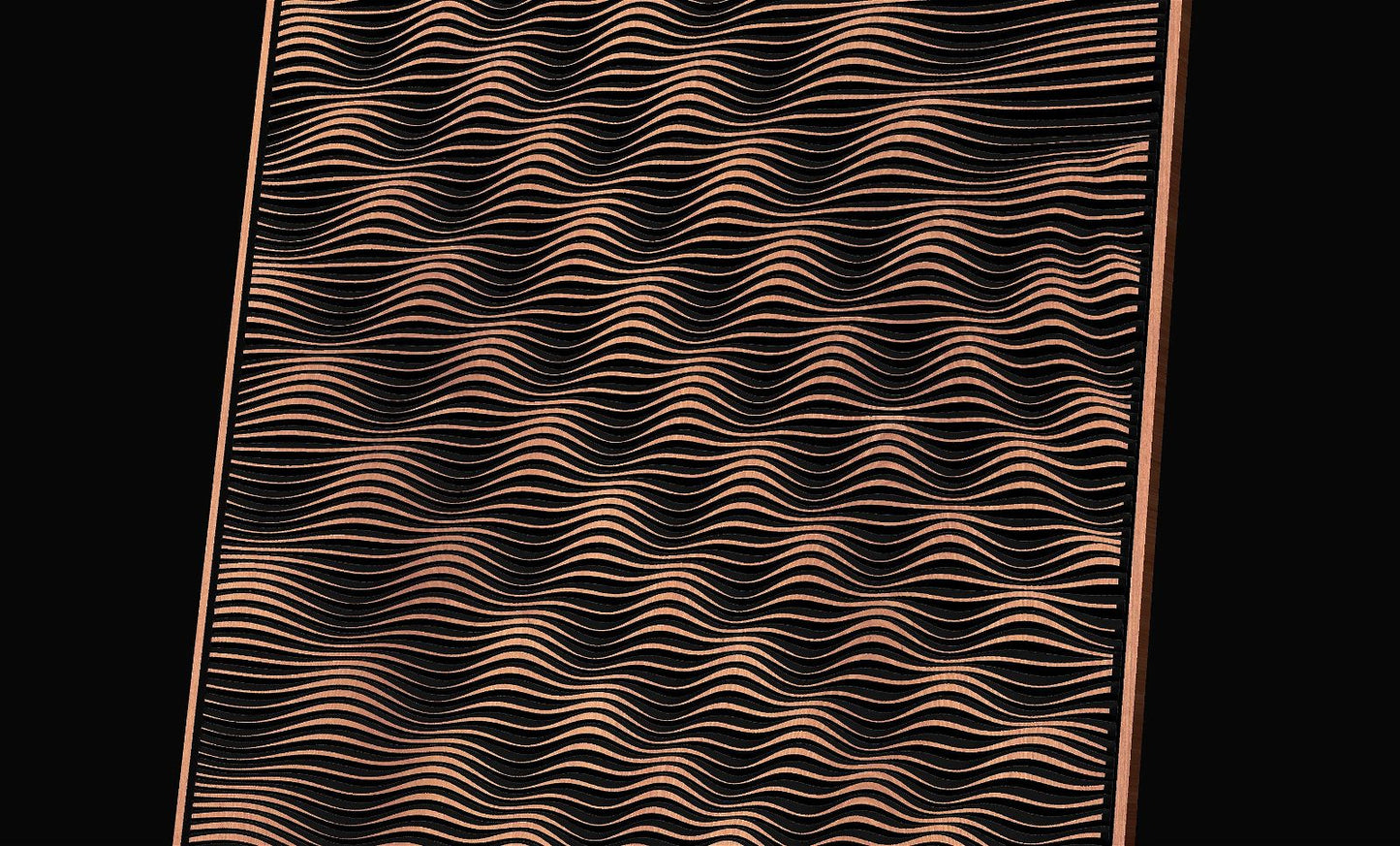 Flow3439 CNC V-Carve engraving file - Bonitum CNC Model Studio